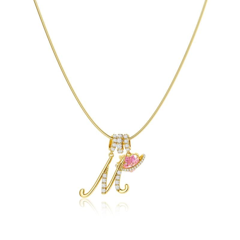 Colliers pendentifs 3 rangs avec initiales A-Z | Personnalisés et élégants