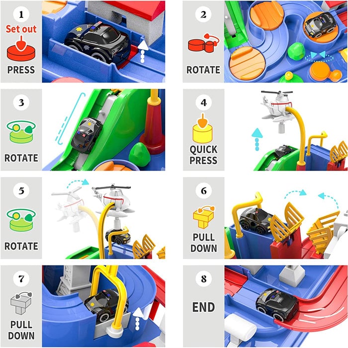 Best Gift City Adventure Rescue - Jouet éducatif pour tout-petits