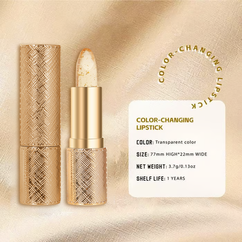 Rouge à lèvres changeur de couleur sans transfert CrystalClear : l'alchimie des couleurs qui s'ajuste instantanément !