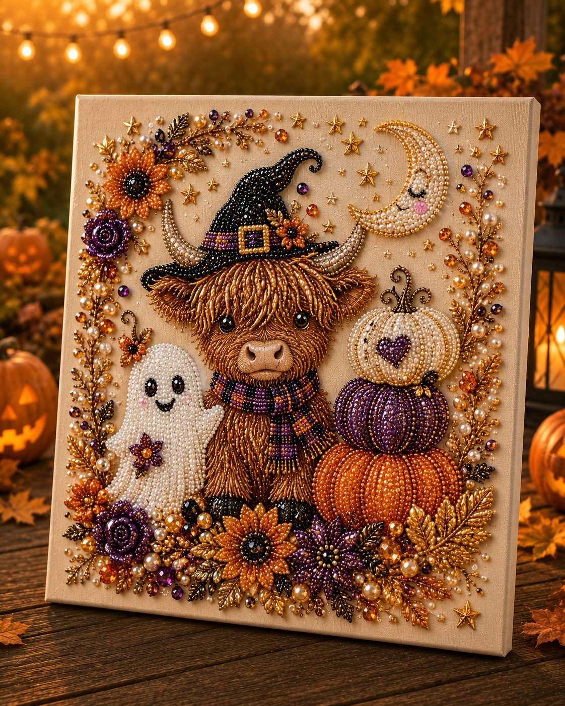 Kit de bricolage artistique Halloween Perle – Transformez de minuscules perles en magie effrayante et mignonne