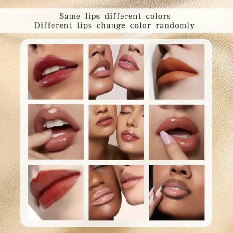 Rouge à lèvres changeur de couleur sans transfert CrystalClear : l'alchimie des couleurs qui s'ajuste instantanément !