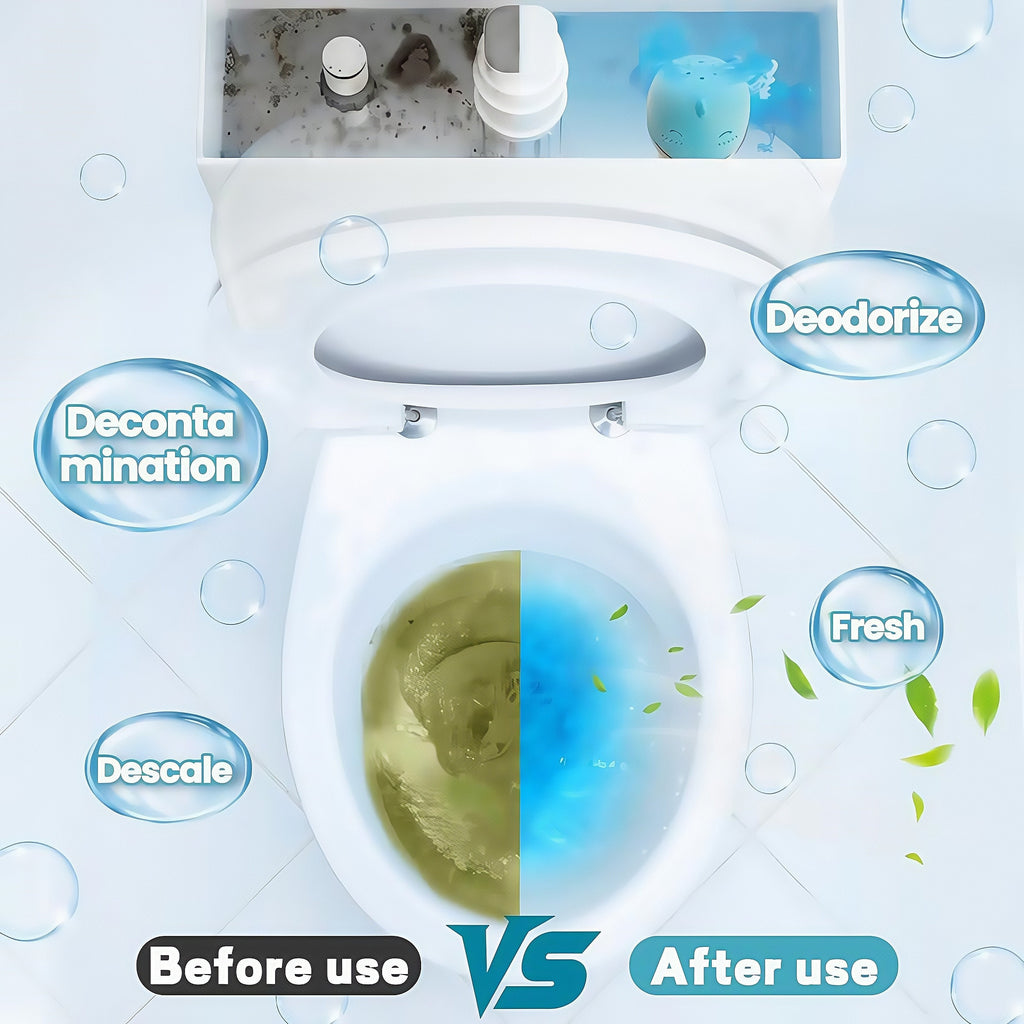 Déodorant Nettoyant Magique pour Toilettes – Élimine les Taches, Combat les Mauvaises Odeurs !