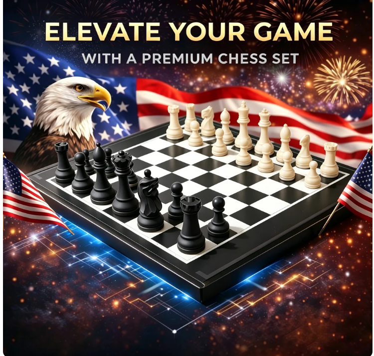 Édition spéciale du 250e anniversaire : jeu d'échecs et pièces