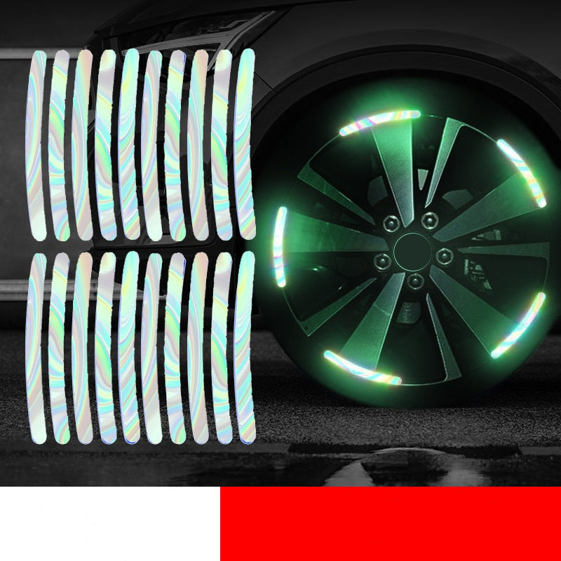 Autocollants réfléchissants pour jantes – Sécurité et style réunis. Visibles de jour comme de nuit – Homologués pour un usage routier.