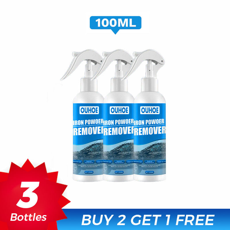 Spray Antirouille Multi-Usages – La rouille est partie, le métal comme neuf ! Dissout la rouille au contact – roues, outils, chaînes, et plus encore.