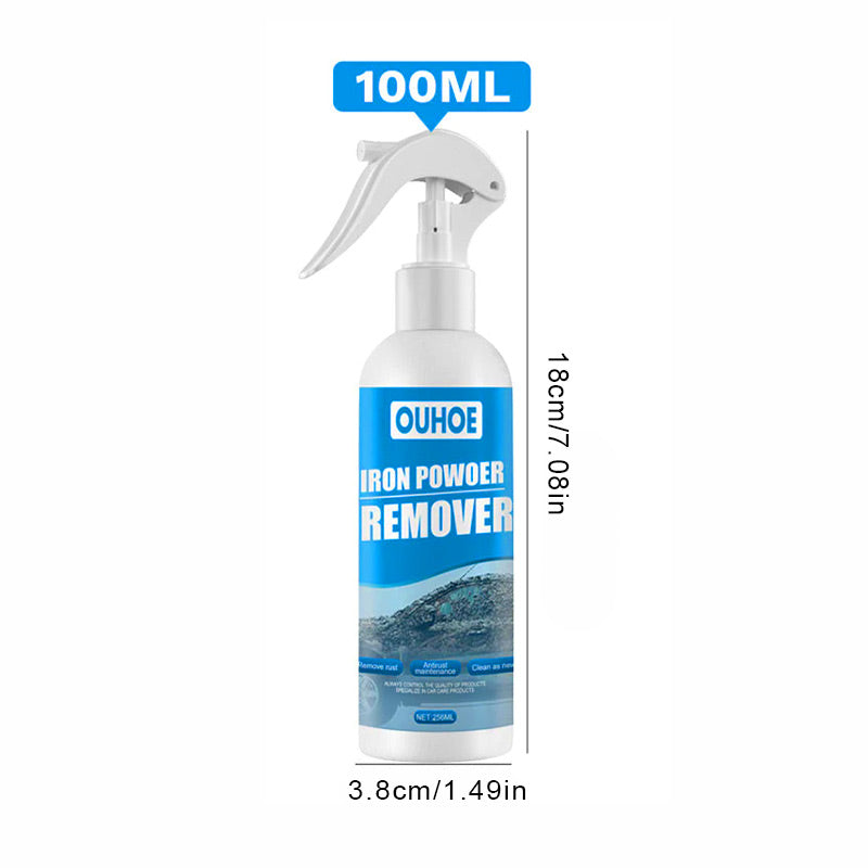 Spray Antirouille Multi-Usages – La rouille est partie, le métal comme neuf ! Dissout la rouille au contact – roues, outils, chaînes, et plus encore.