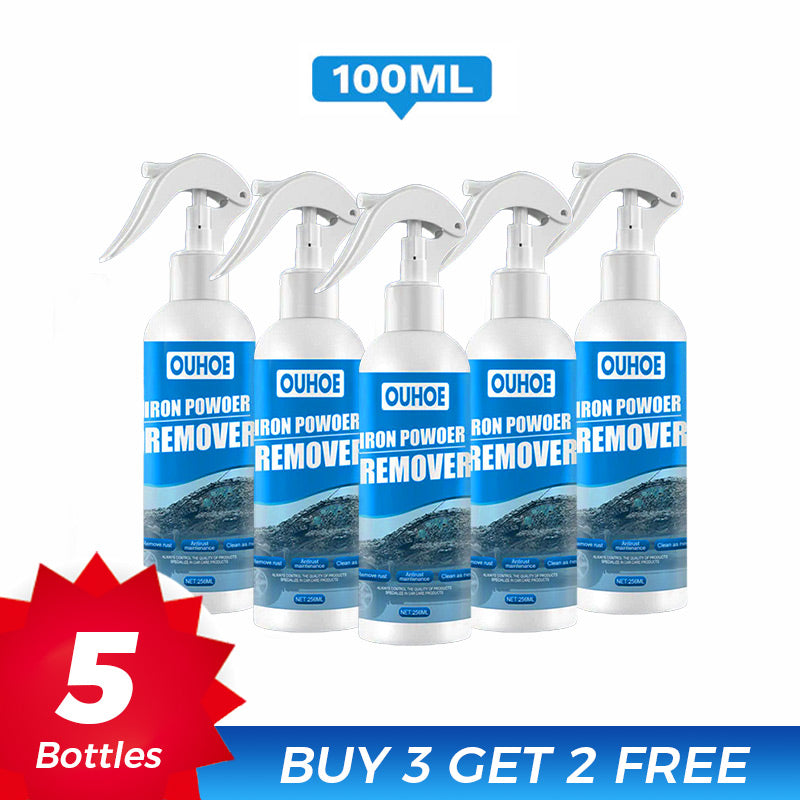 Spray Antirouille Multi-Usages – La rouille est partie, le métal comme neuf ! Dissout la rouille au contact – roues, outils, chaînes, et plus encore.