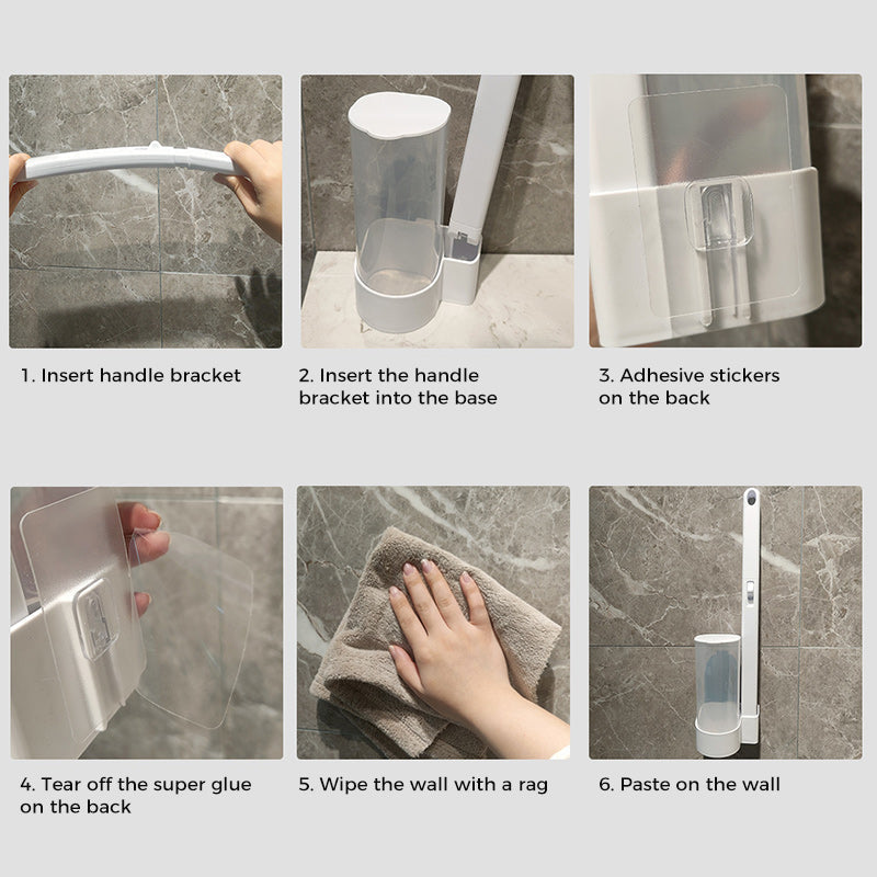 Système de nettoyage de toilettes jetable – Nettoyage hygiénique en un clic, sans résidus, facile à utiliser et jetable