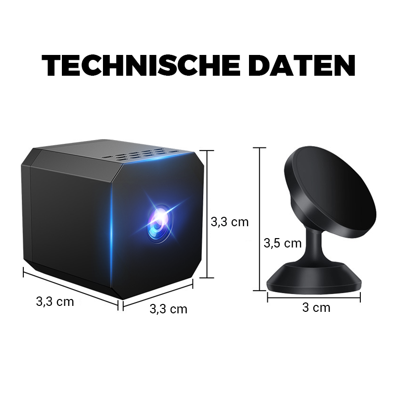 Caméra de surveillance sans fil haute résolution avec vision nocturne