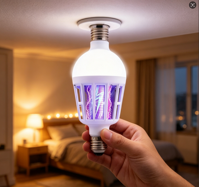 Ampoule LED Tue-Moustiques – Culot E27, Utilisation Intérieure/Extérieure