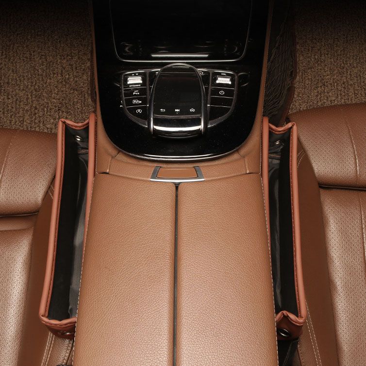 Boîte de rangement pour interstice de siège de voiture, Boîte de rangement multifonctionnelle pour interstice de siège, Bande de rangement pour siège de voiture et console centrale