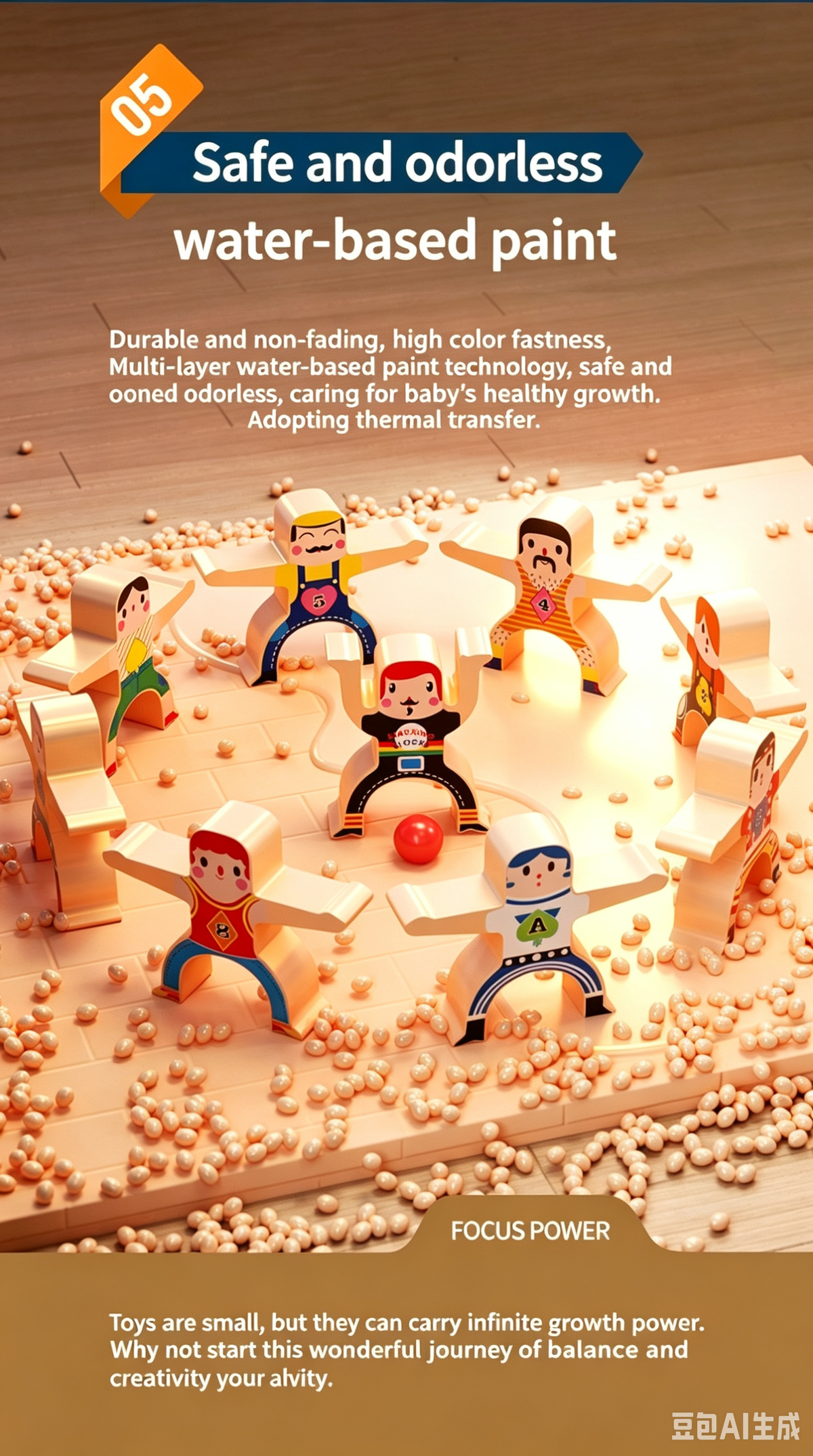 Blocs de construction d'équilibre à monter soi-même pour enfants : Jeu d'empilage Hercule pour garçons et filles, jouet éducatif amusant en plastique