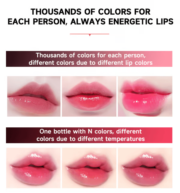Rouge à lèvres changeur de couleur sans transfert CrystalClear : l'alchimie des couleurs qui s'ajuste instantanément !