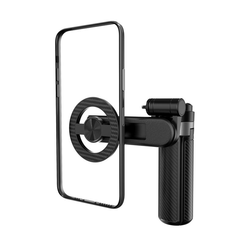 Perche à selfie magnétique multifonctionnelle 4-en-1 avec rotation à 360°