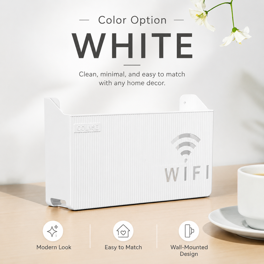 Support de rangement mural pour routeur WiFi