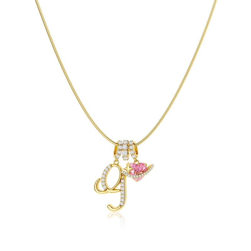Colliers pendentifs 3 rangs avec initiales A-Z | Personnalisés et élégants