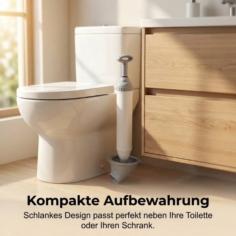 Déboucheur de tuyaux de toilettes à haute pression domestique – Élimination instantanée des blocages, sans produits chimiques, sans dégâts !