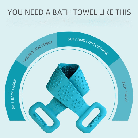 Brosse nettoyante pour le corps en silicone HydratBath