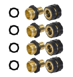 Raccord rapide pour tuyau d'arrosage 3/4 pouce