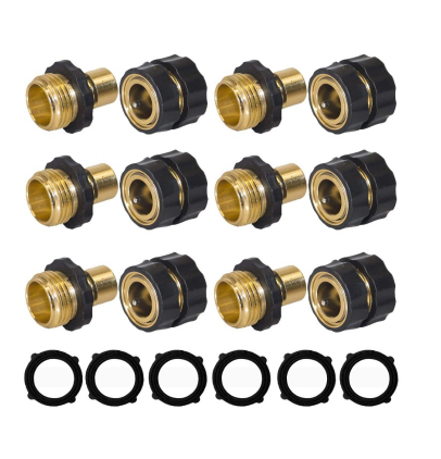 Raccord rapide pour tuyau d'arrosage 3/4 pouce