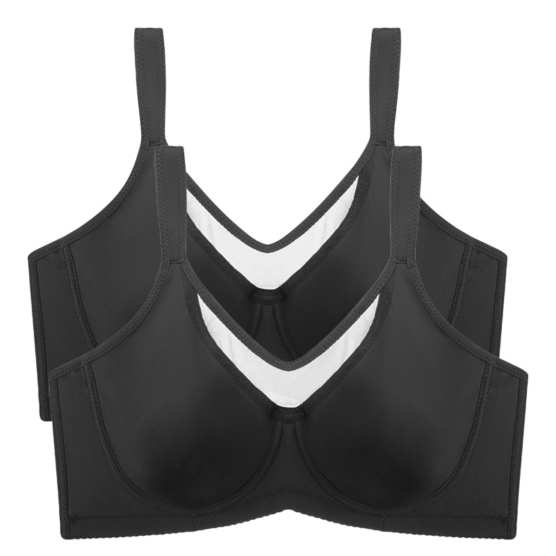 Soutien-gorge grande taille élégant et transparent à couvrance totale pour femme