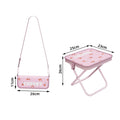 Chaise pliante d'extérieur 2-en-1 avec sac