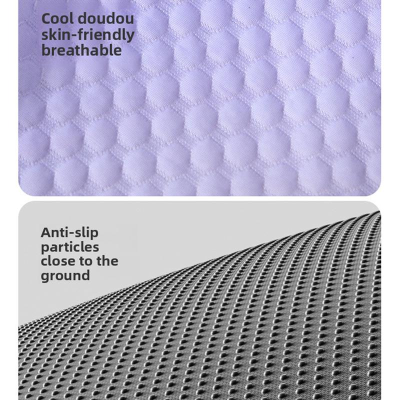 Tapis de refroidissement pour animaux de compagnie - Tapis de couchage d'été en soie glacée pour chiens et chats, couverture rafraîchissante aux couleurs dégradées, coussin de couchage doux et respirant pour sols intérieurs