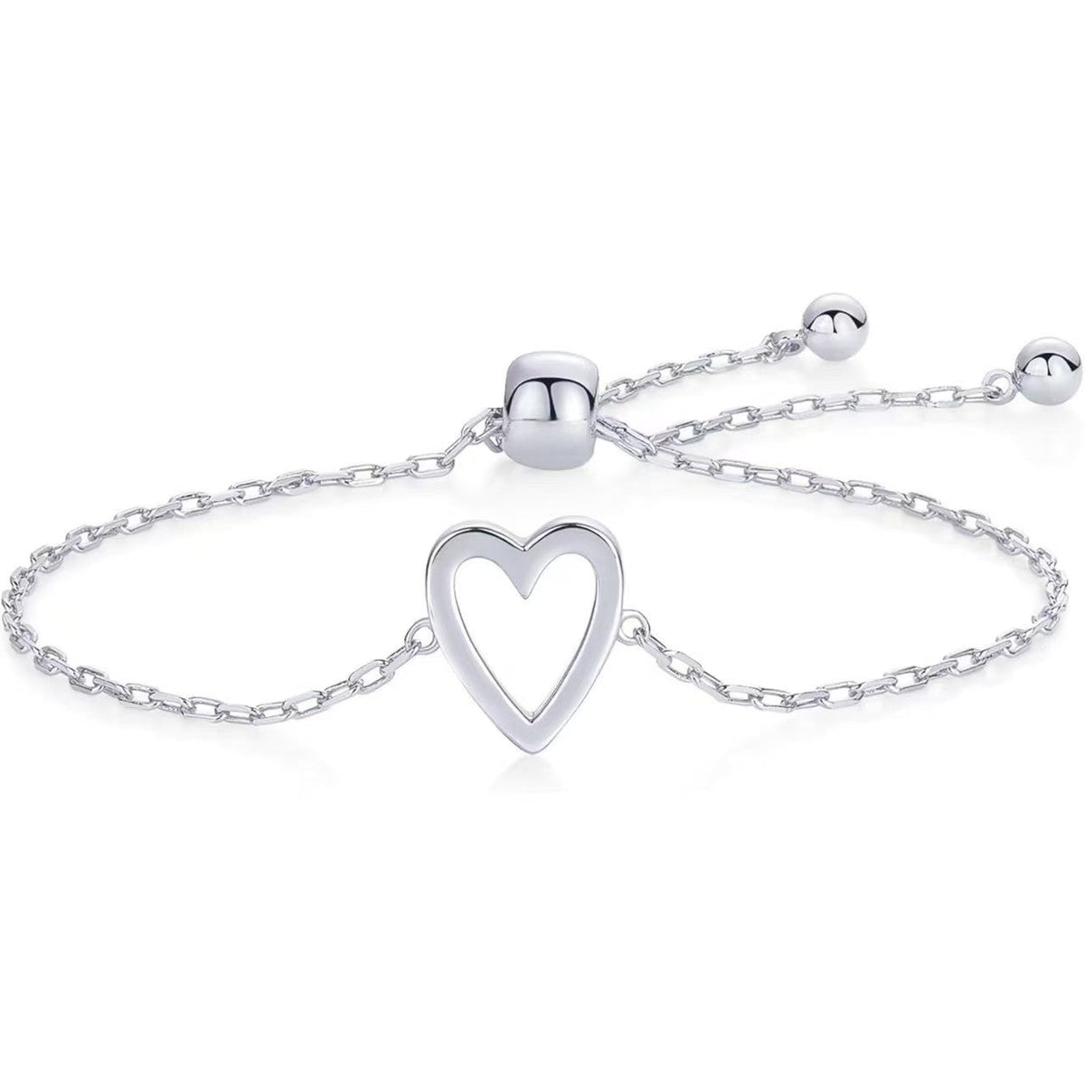 Ensemble de bracelets à breloques cœur assortis