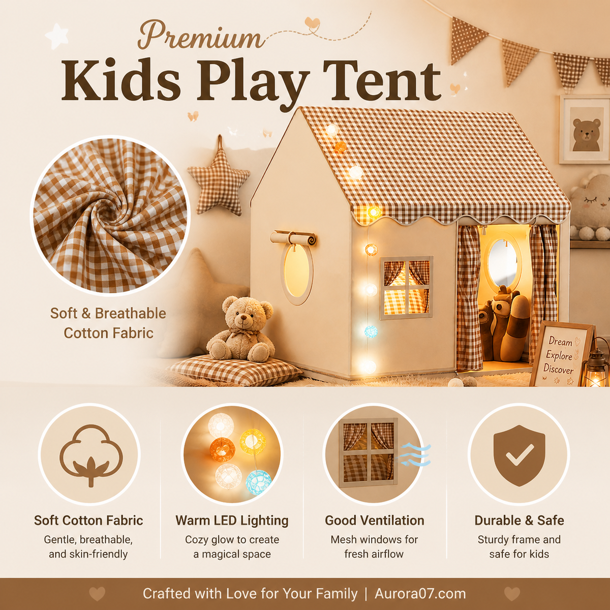 Château Tente de Jeu pour Enfants