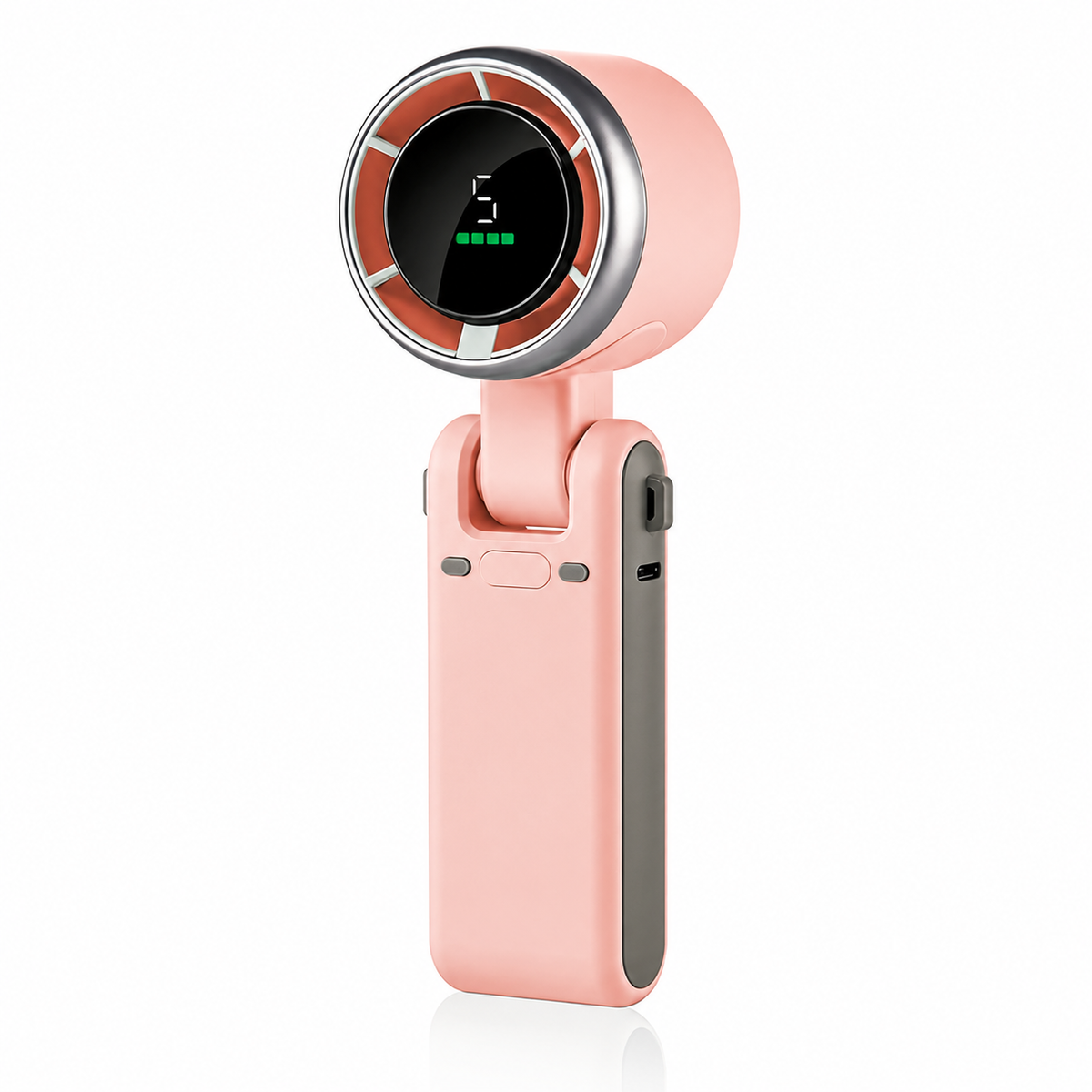 Ventilateur à main Turbo 3-en-1 – 5 vitesses, autonomie de 24 h | Le cadeau idéal pour la fête des Pères et les usagers des transports