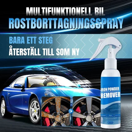 Spray Antirouille Multi-Usages – La rouille est partie, le métal comme neuf ! Dissout la rouille au contact – roues, outils, chaînes, et plus encore.