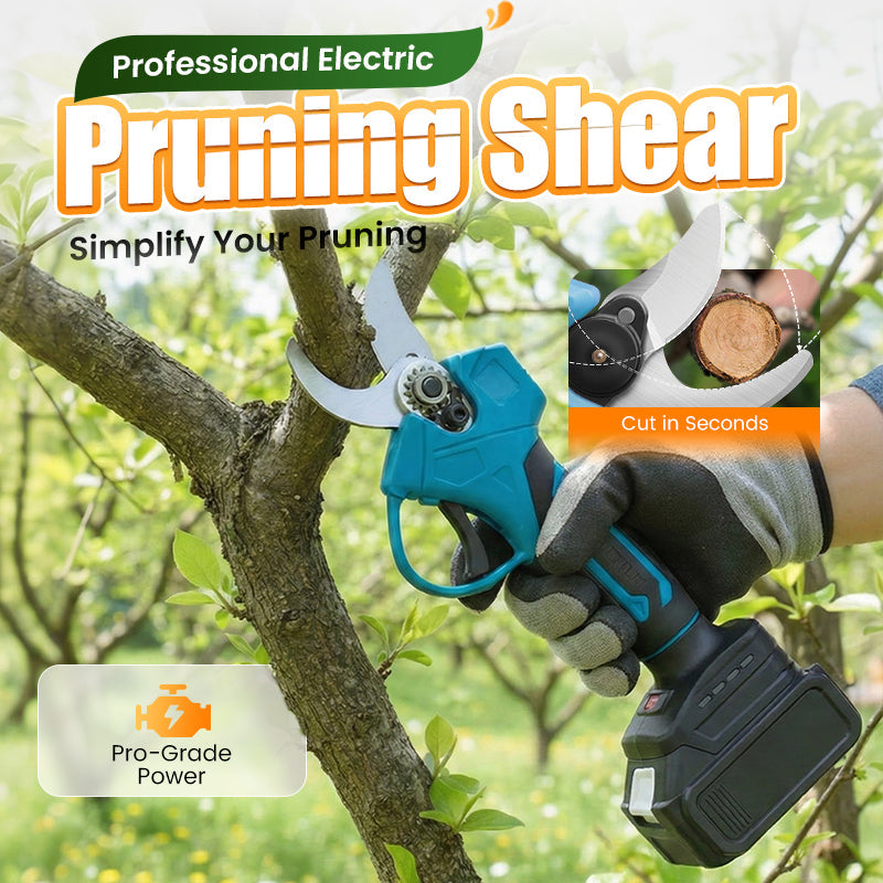 SÉCATEUR ÉLECTRIQUE - Sans fil, capacité de coupe de 10 mm, charge rapide en 2 heures, conception ergonomique pour jardin et verger