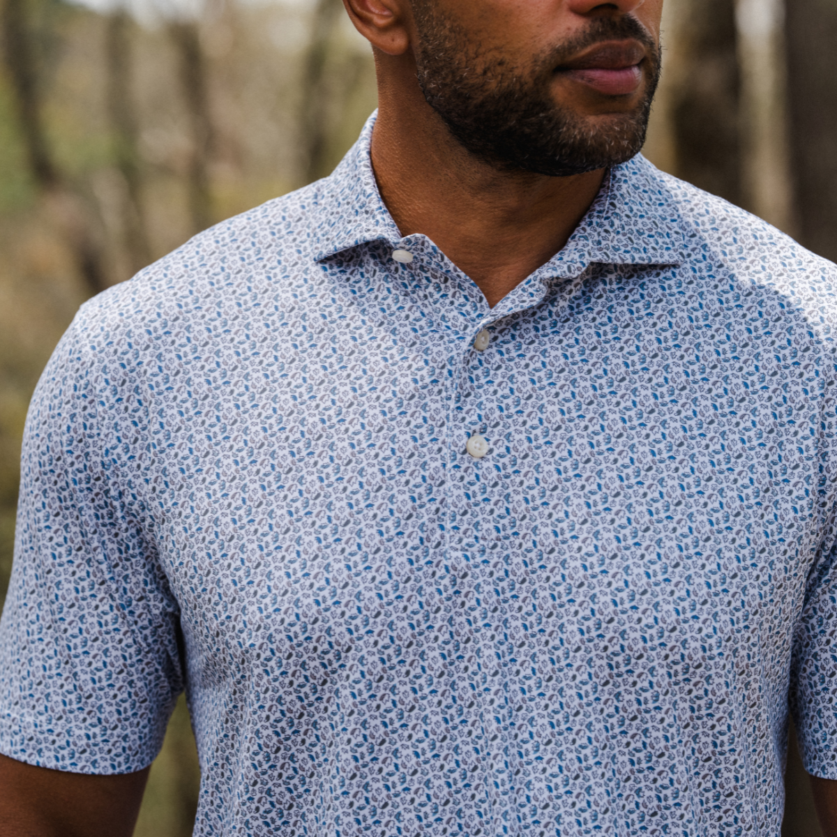 Autumn Leaf Performance Polo