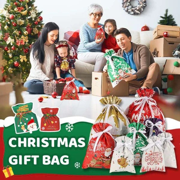 Le meilleur sac cadeau de Noël avec cordon de serrage au monde