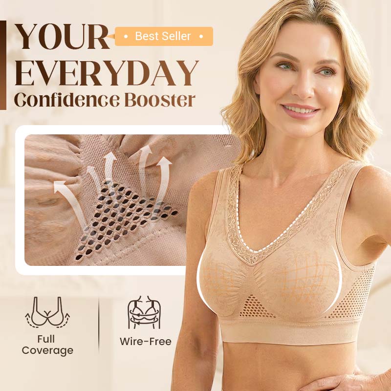 Soutien-gorge confort en pur coton sans boutons ni agrafes