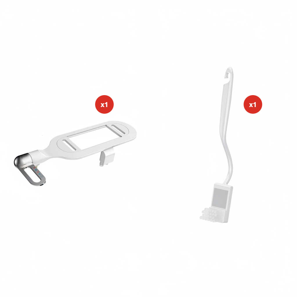 Bidet non électrique pour salle de bain avec double tête de pulvérisation, nettoyeur de toilettes, bidet hygiénique autonettoyant