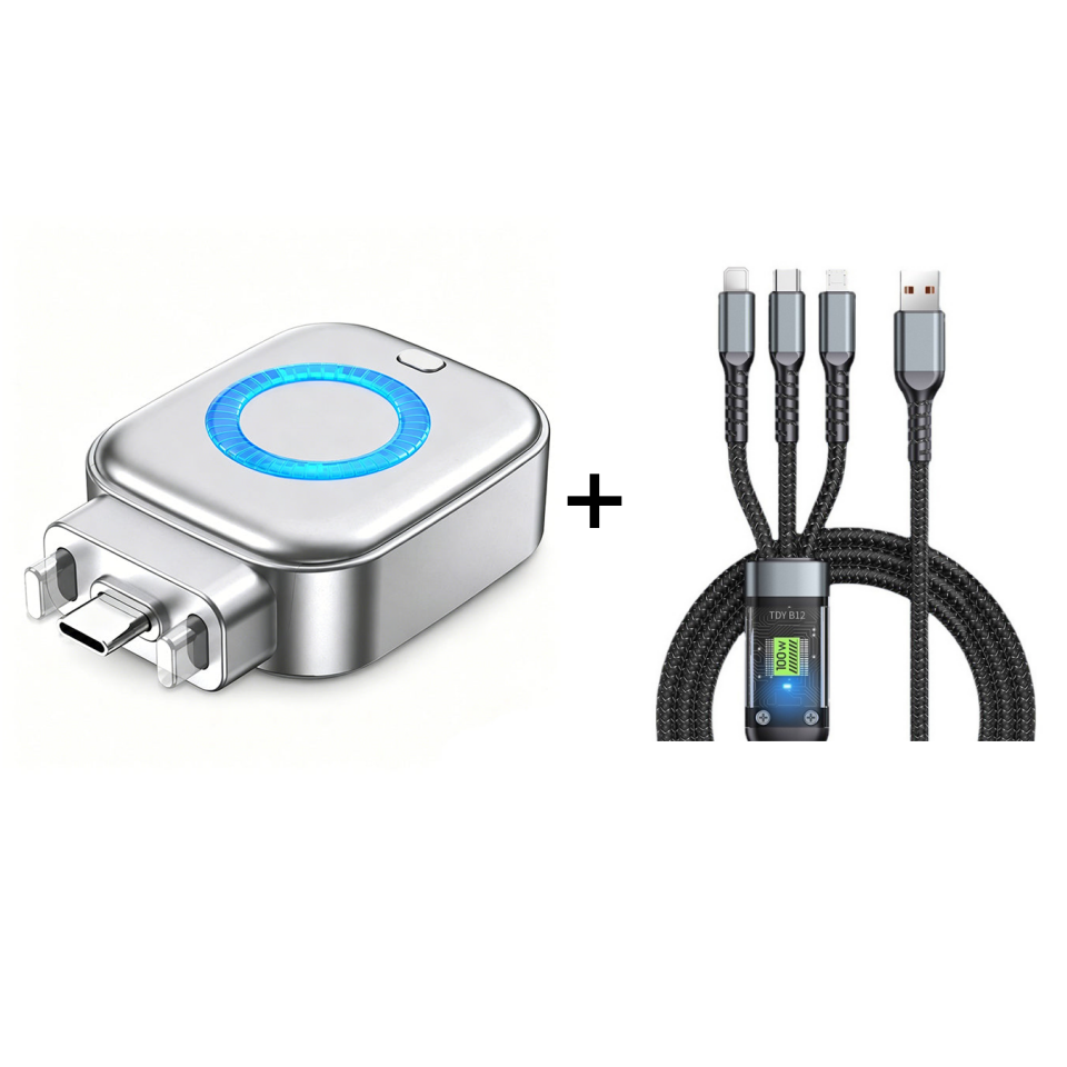 Éveil estival : Chargeur ultra-rapide 140W avec arrêt automatique IA – USB-C PD3.1 – Protection intelligente de la batterie – Universel pour iPhone, MacBook et