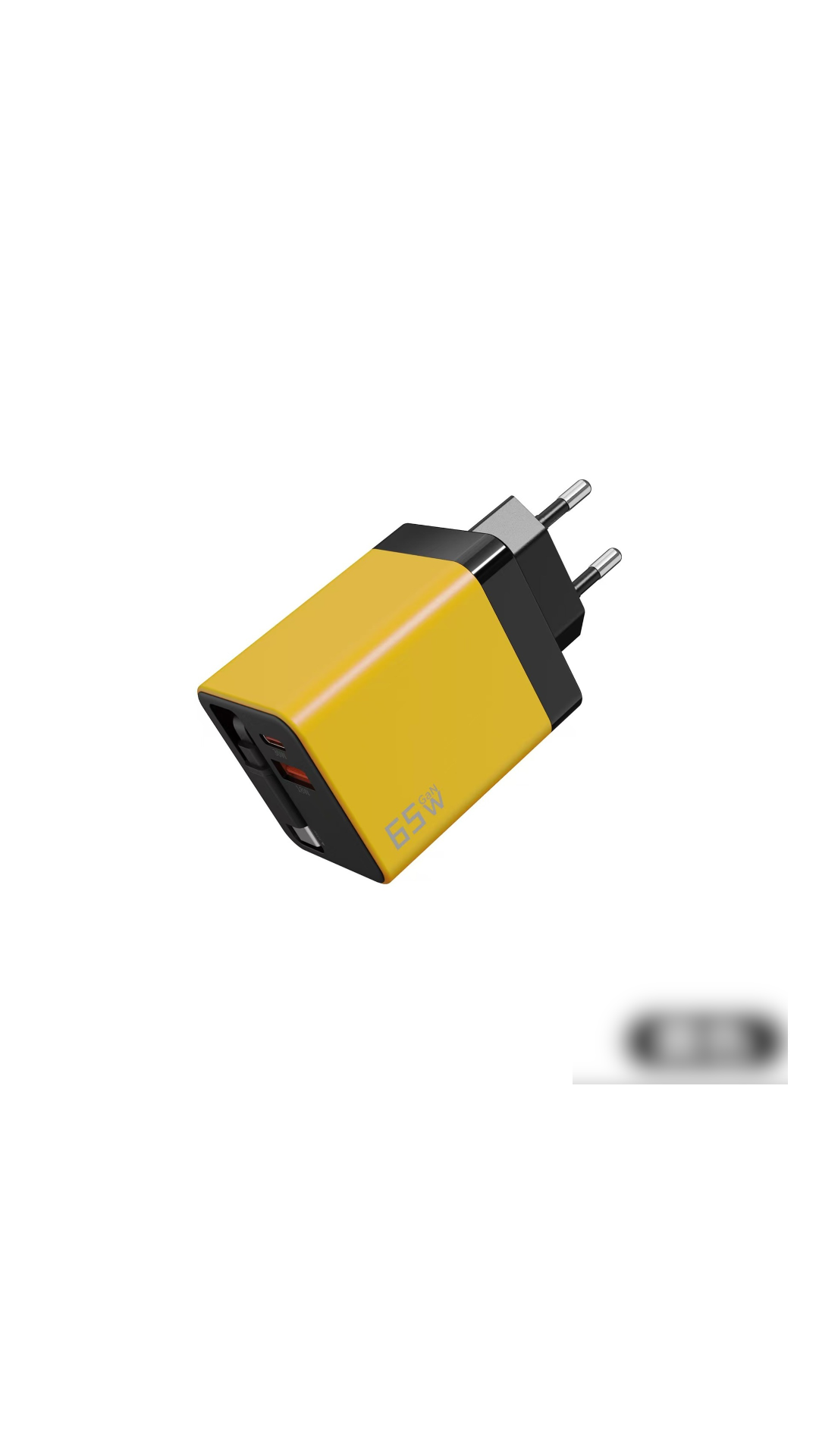 Chargeur 65 W avec câble USB-C rétractable