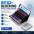 Porte-cartes métallique anti-RFID