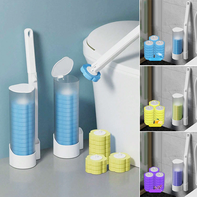 Système de nettoyage de toilettes jetable – Nettoyage hygiénique en un clic, sans résidus, facile à utiliser et jetable