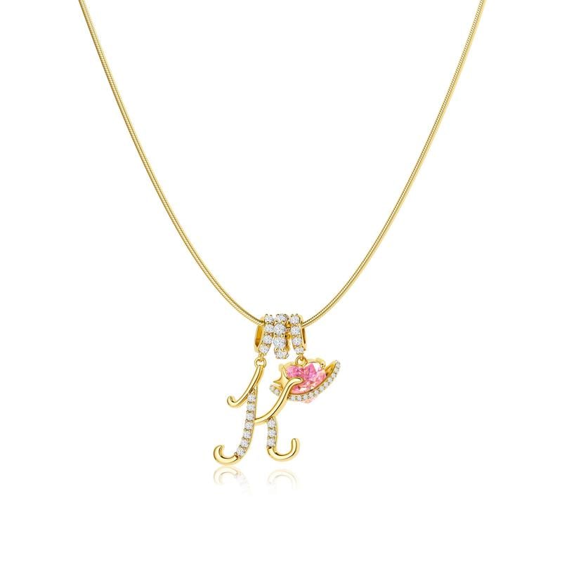Colliers pendentifs 3 rangs avec initiales A-Z | Personnalisés et élégants
