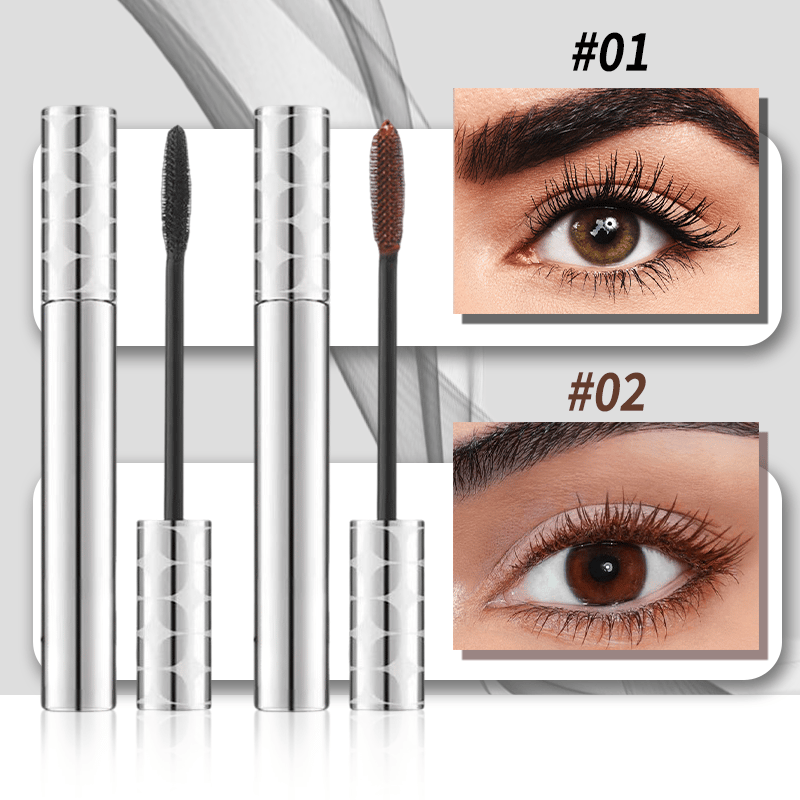 Mascara tube – Duo noir et brun pour maquillage des cils