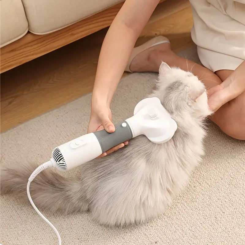 Sèche-poils et brosse démêlante 3 en 1 pour animaux de compagnie