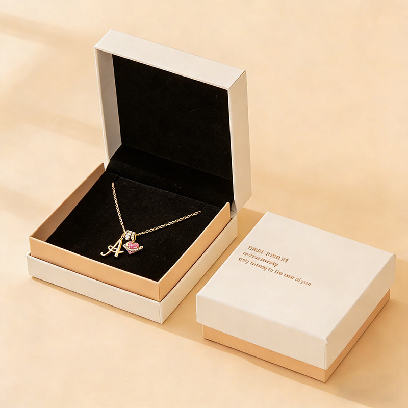 Colliers pendentifs 3 rangs avec initiales A-Z | Personnalisés et élégants