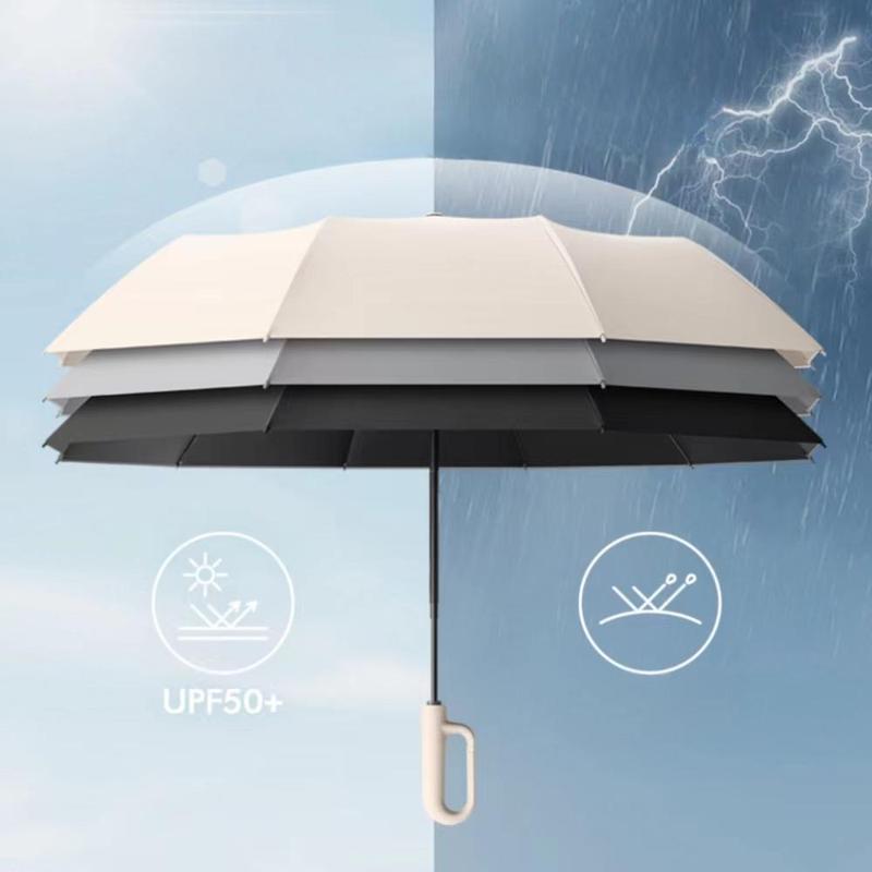 Parapluie pliant automatique – Coupe-vent, imperméable et compact