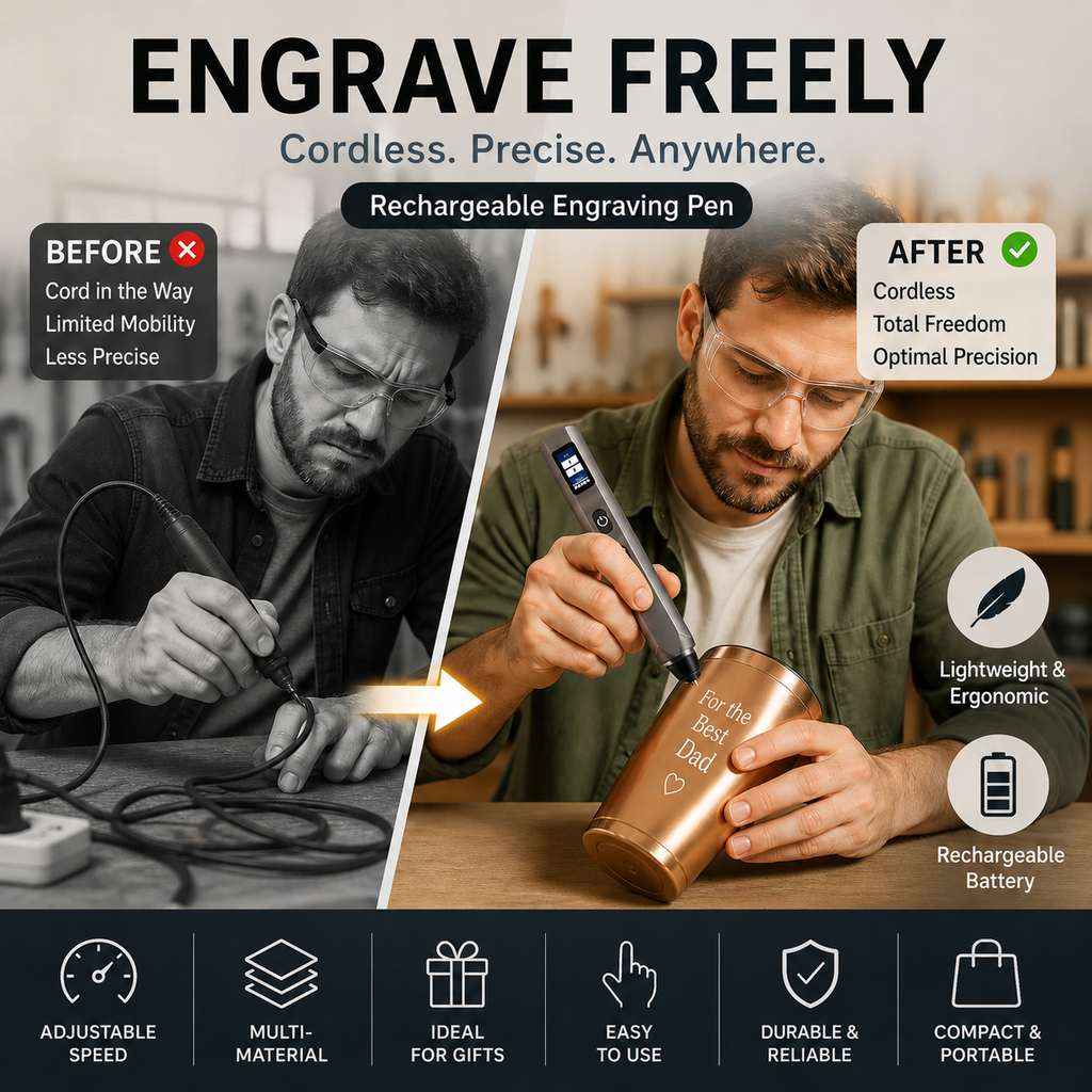 Graveur sans fil rechargeable