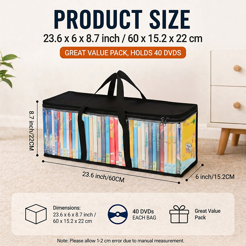 Grand sac de rangement épais en plastique transparent, résistant, pour vêtements, déménagement et stockage