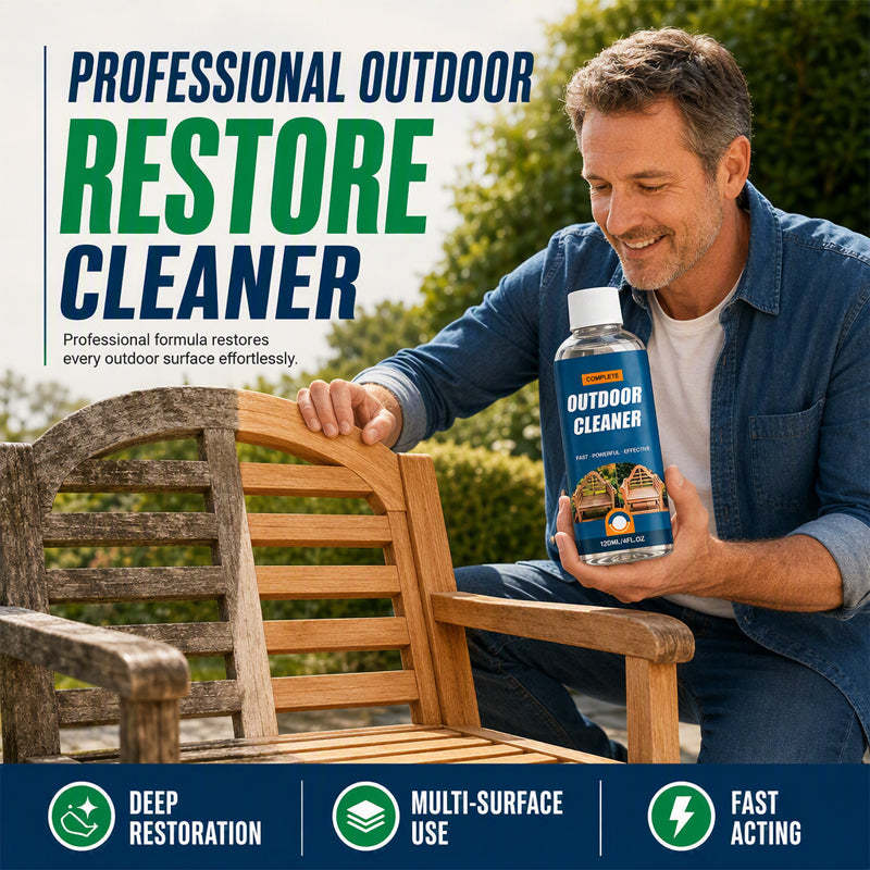Nettoyant multi-surfaces pour pierres ¨C Élimine efficacement la mousse, les taches noires et les taches d'eau calcaire, et s'occupe sans effort des mauvaises herbes poussant dans les fissures et