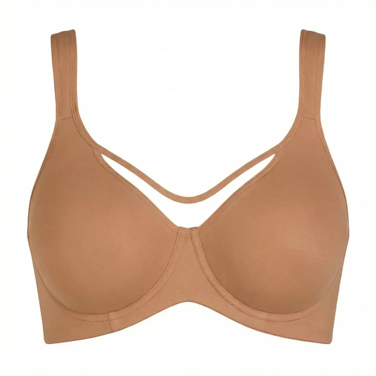 Soutien-gorge grande taille élégant et transparent à couvrance totale pour femme