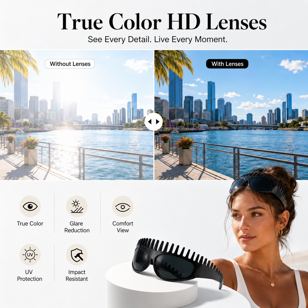 Nouvelles lunettes de soleil carrées tendance pour femmes – Luxe léger, protection UV, monture surdimensionnée, polyvalentes et stylées streetwear !